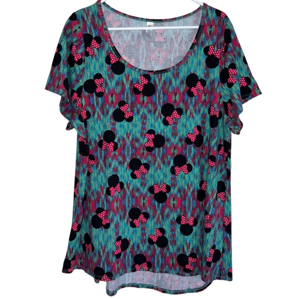LuLaRoe Minnie Mouse Scoop Neck Classic T Size 2XL